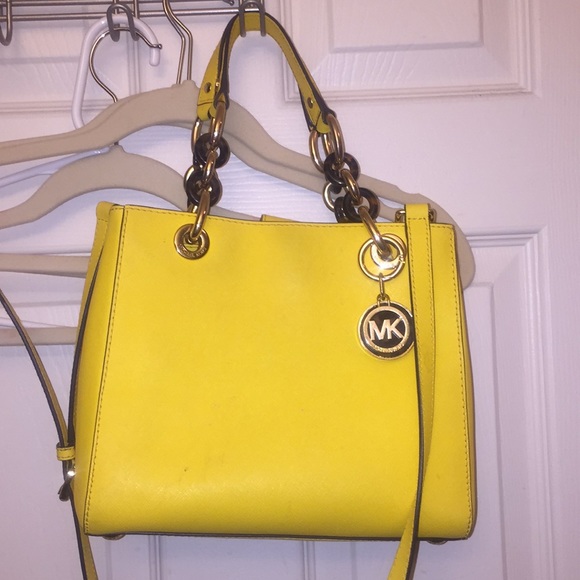 mk yellow bag